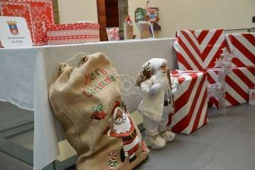 Presentación del proyecto 'Telde en Navidad' con presencia de Papá Noel y su esposa/TA.